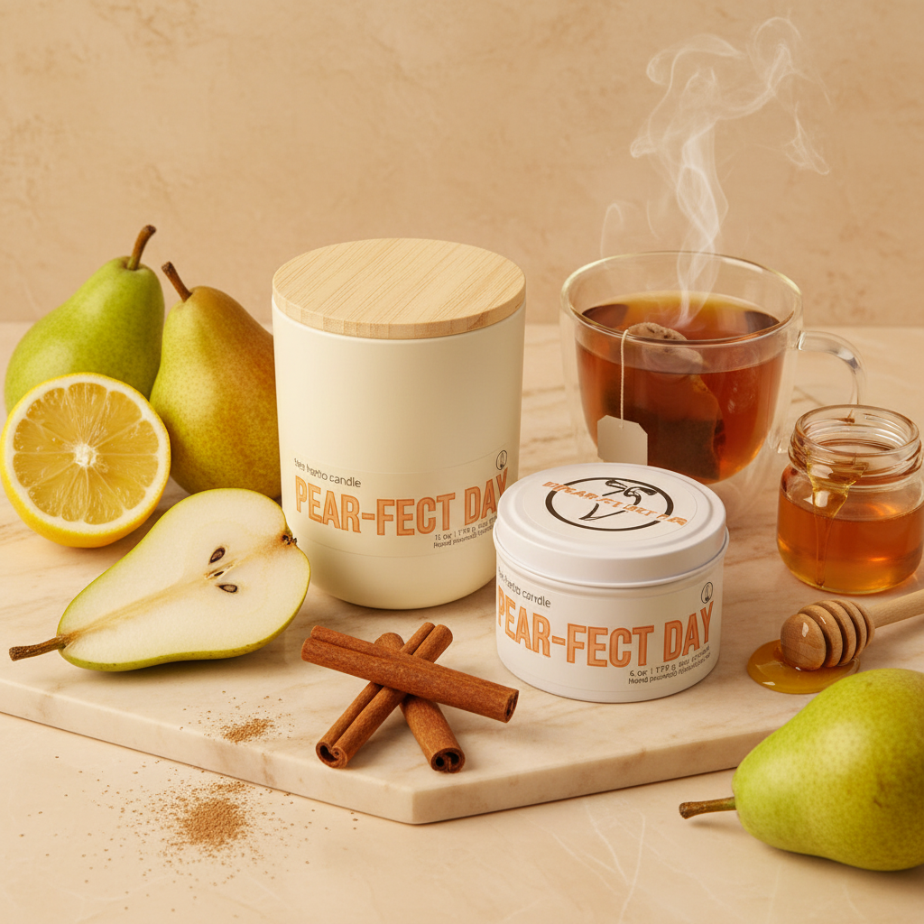 Pear-fect Day Styled Fall Scene