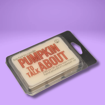 Pumpkin to Talk About Wax Melts